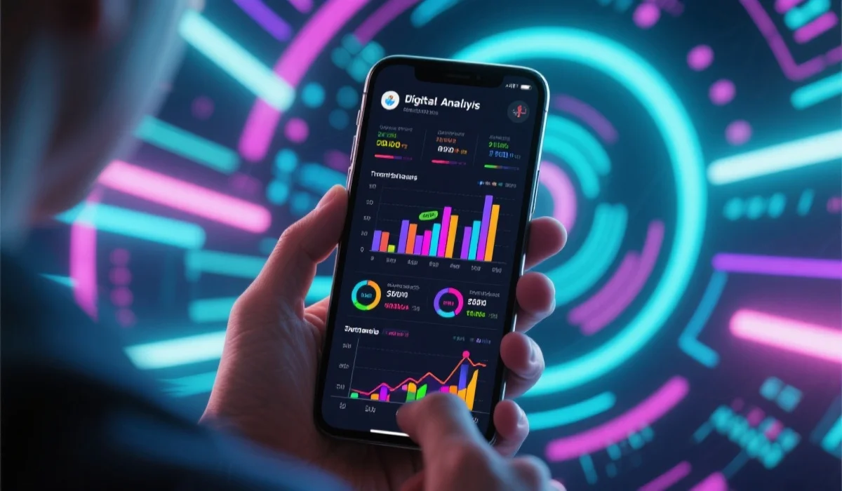 手机应用界面展示数字游戏数据分析